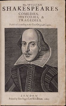 220px-Title_page_William_Shakespeare's_First_Folio_1623.jpg (23304 bytes)